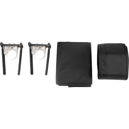 Nanlite BD-PT30C+EC Fabric Barndoors and Grid for PavoTube 30C