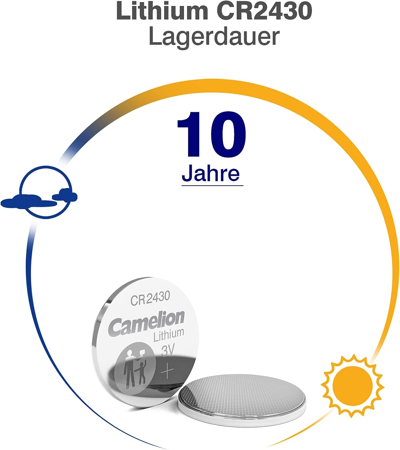 Camelion 3V CR2430 Lithium Button Cell