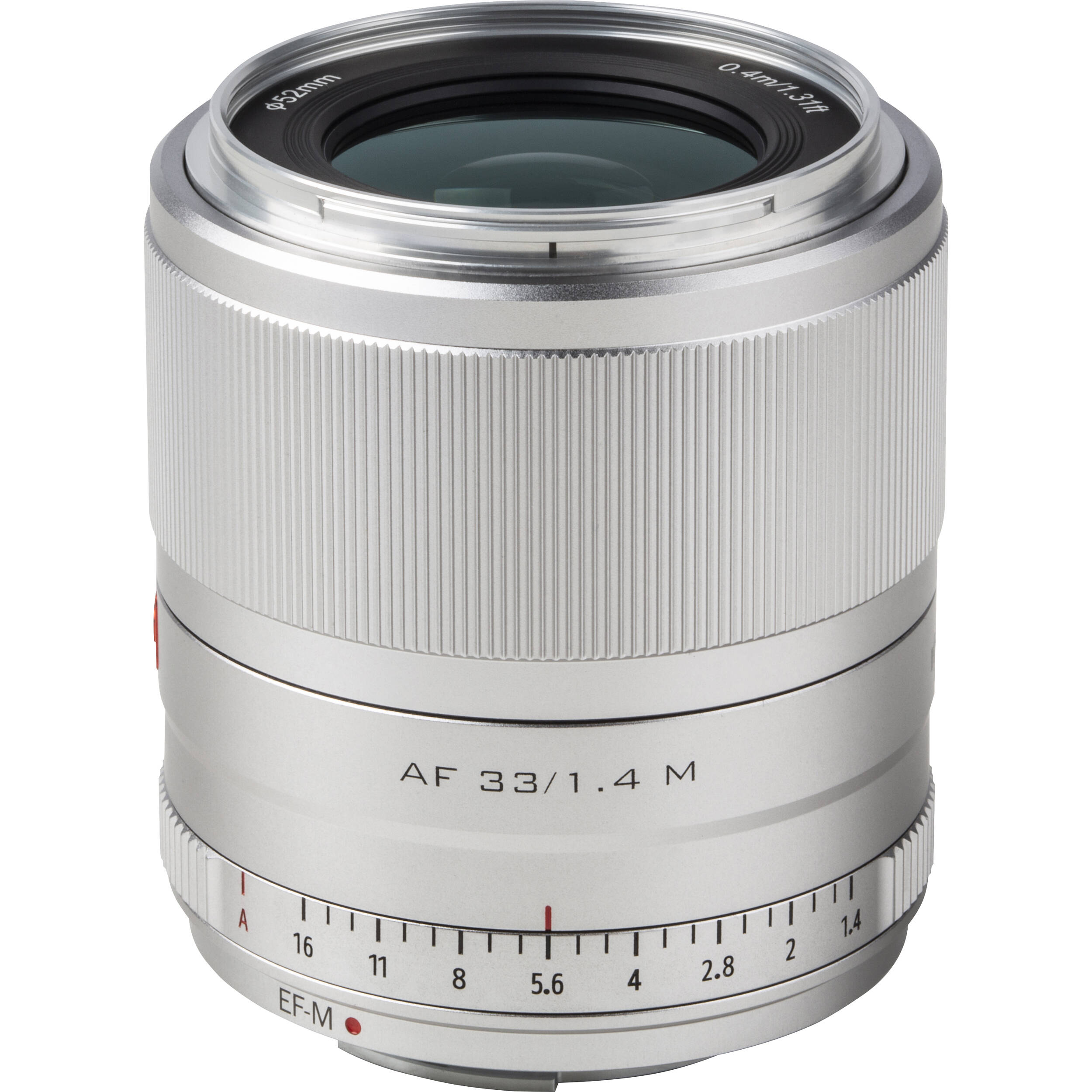 Viltrox AF 33mm f/1.4 M Lens for Canon EF-M (Silver)