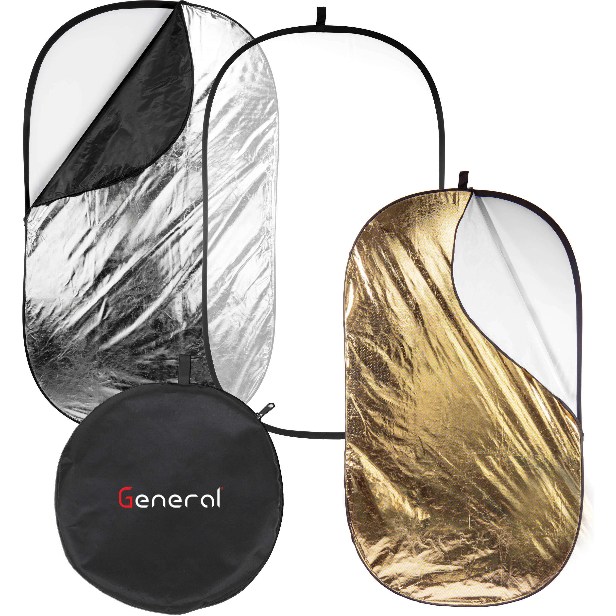 General 5-in-1 Collapsible Oval Reflector (120 x 180 cm) (120*180)