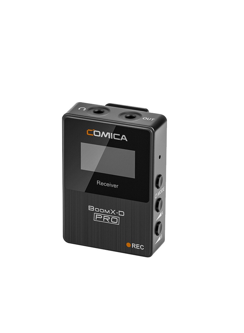 Comica Audio BoomX-D PRO D2 Ultracompact 2-Person Digital Wireless Microphone (Black)