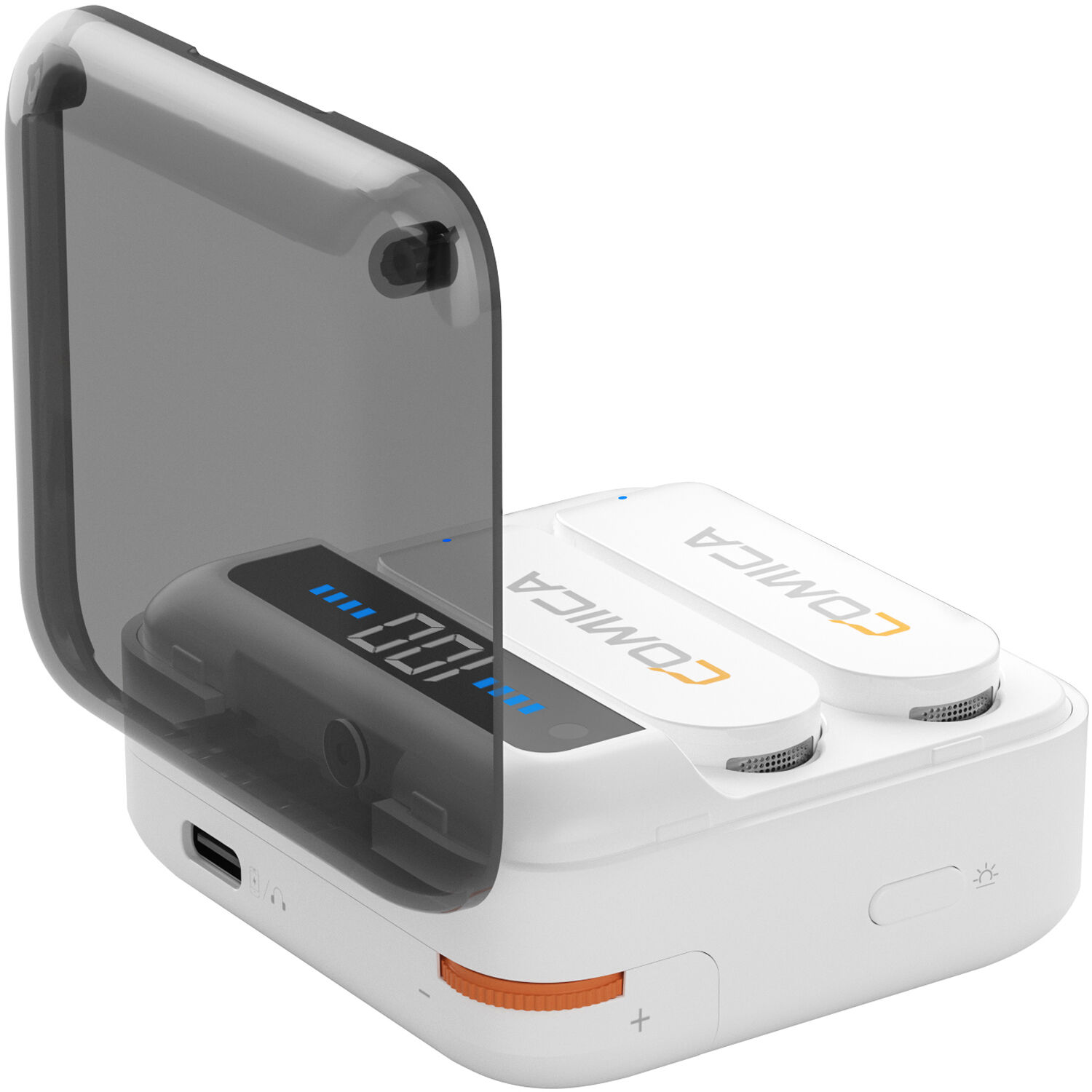 Comica Vimo S-MI Dual Mini Wireless Microphone IPHONE white