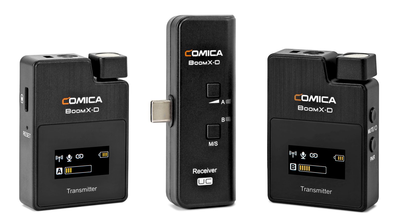 Comica Audio BoomX-D UC2 Ultracompact 2-Person Digital Wireless Microphone System