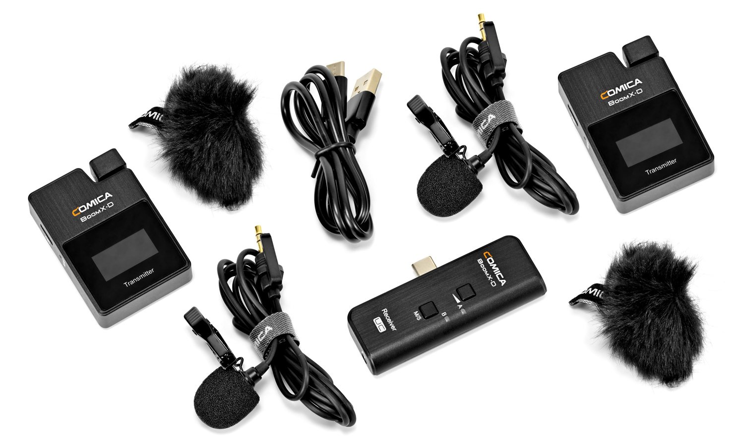 Comica Audio BoomX-D UC2 Ultracompact 2-Person Digital Wireless Microphone System