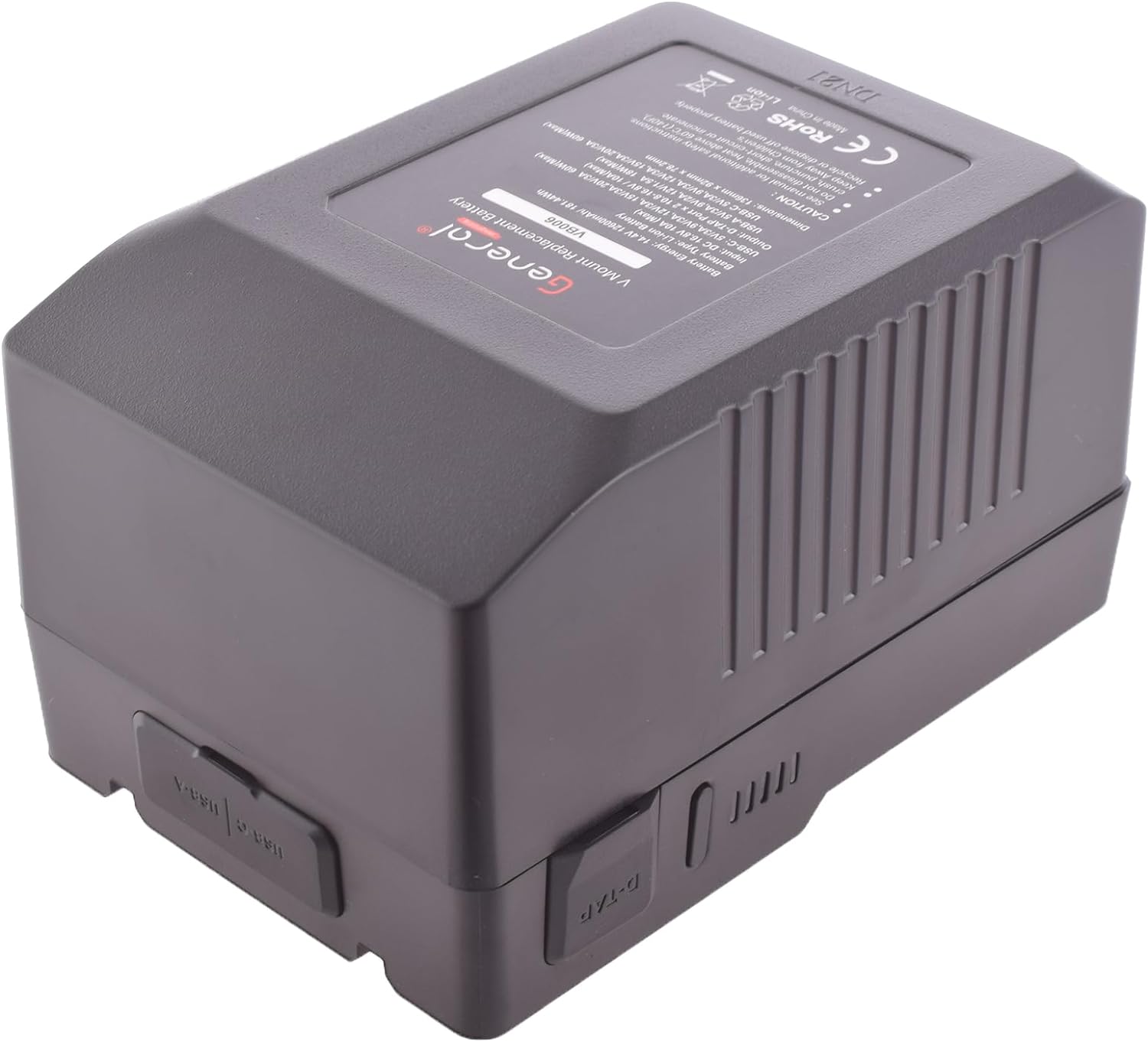 General VB006 V Mount Replacement Battery 14.4V 12600mAh – Black (Black)