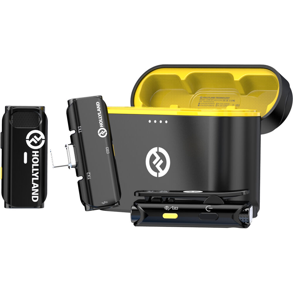 Hollyland Wireless Microphone Lark C1 DUO BK Type-C (Black)