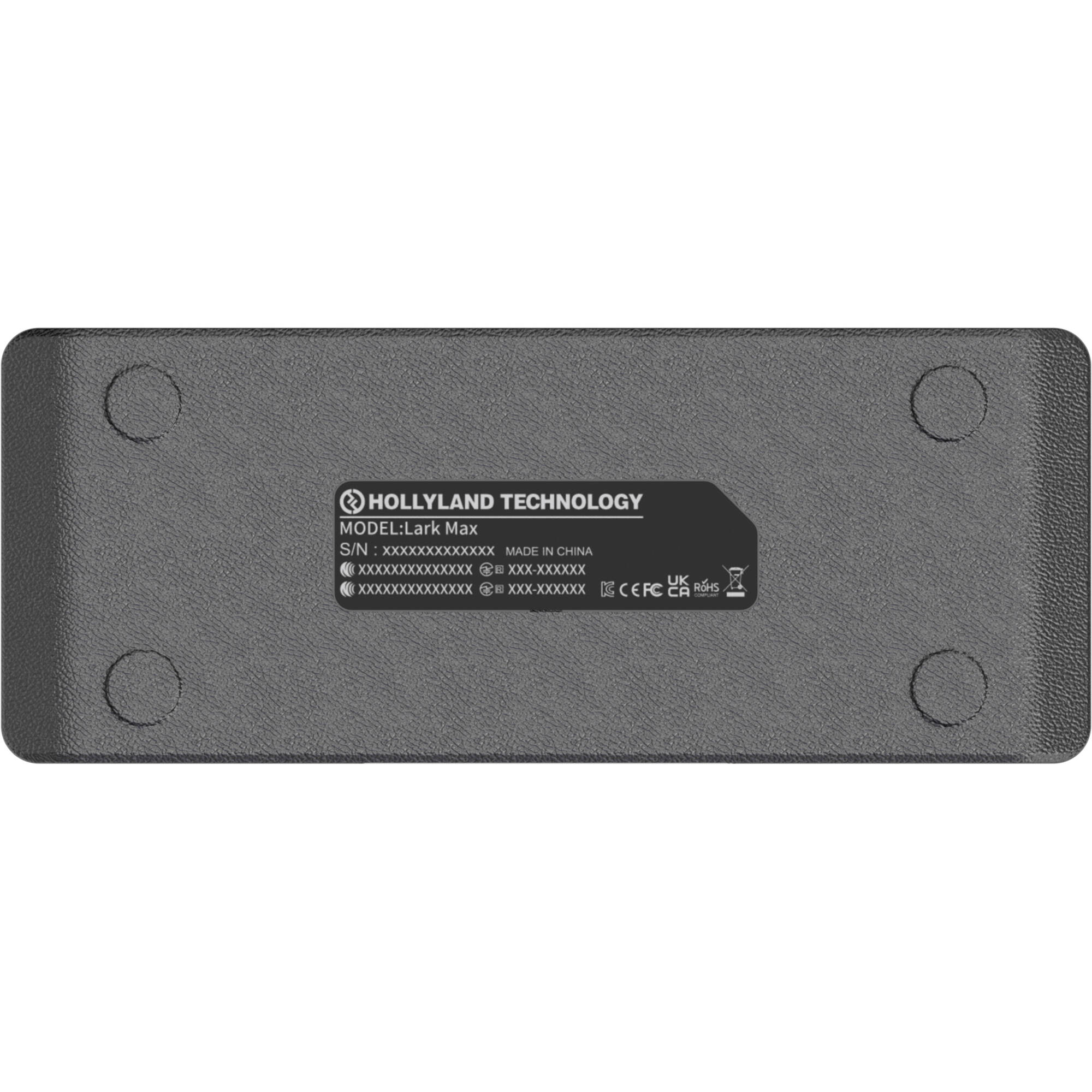 Hollyland LARK MAX Duo 2-Person Wireless Microphone System (2.4 GHz, Black) (Black)