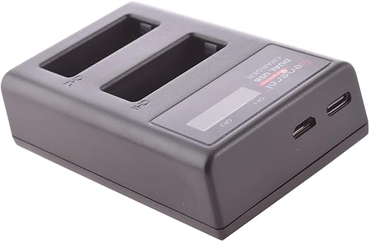 General LP-E17 Camera Battery Dual USB Charger 8.4 Volt With USB Cable - Black