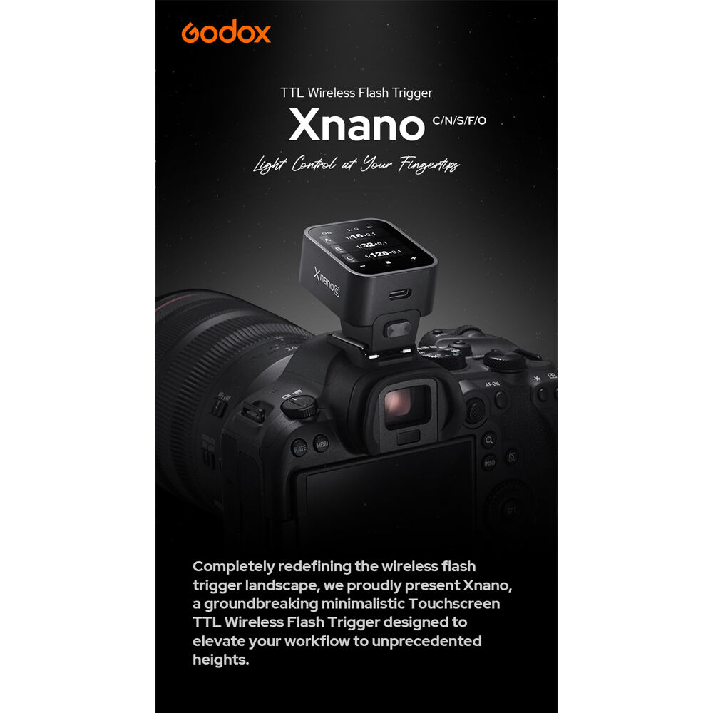 Godox X3 S Touchscreen TTL Wireless Flash Trigger for Sony