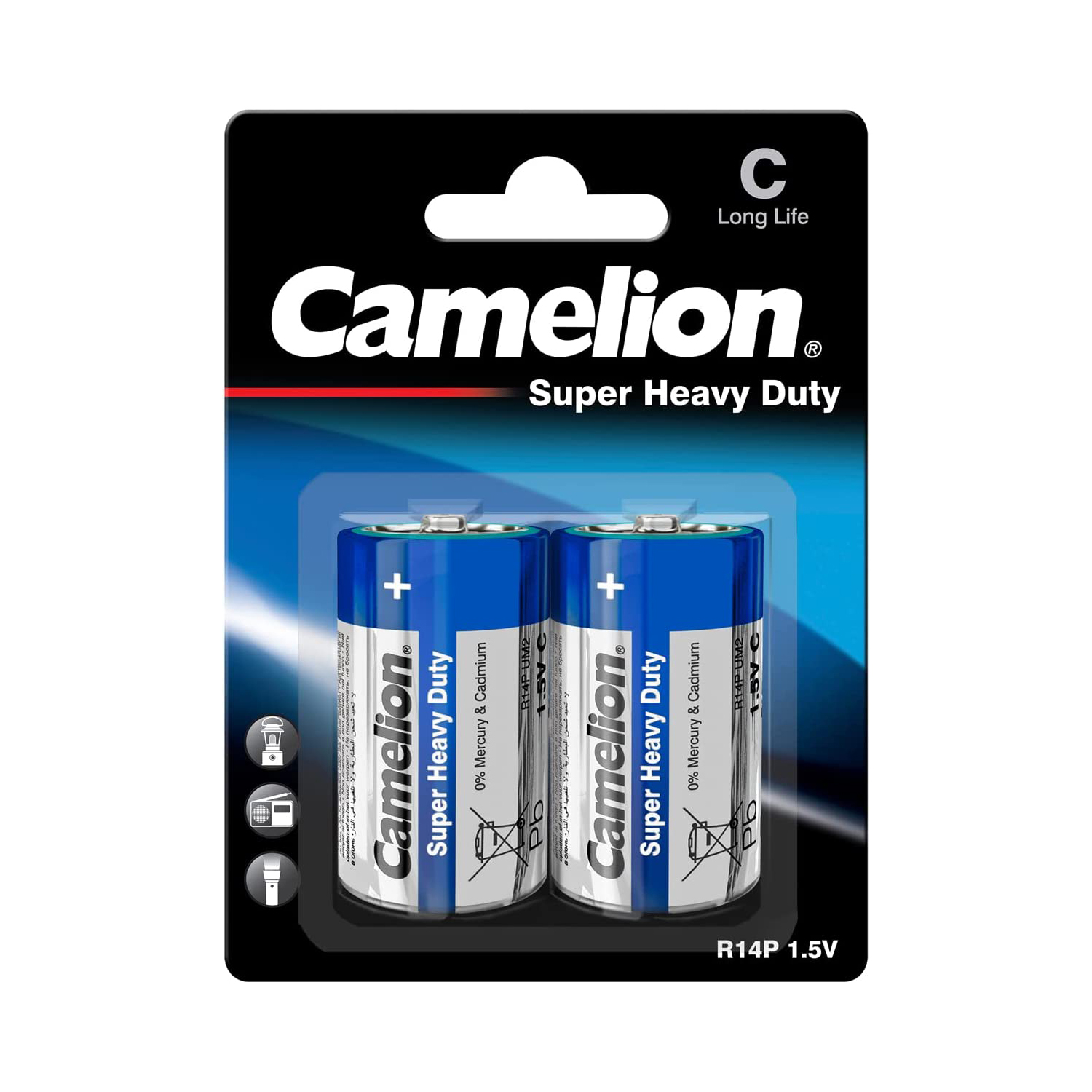 Camelion C battery SHD Battery (Pack of 2)