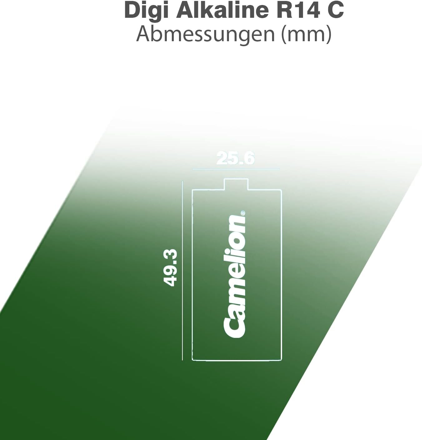 Camelion SHD C Batteries R14 / Baby / 2 Pack Shrink Packaging