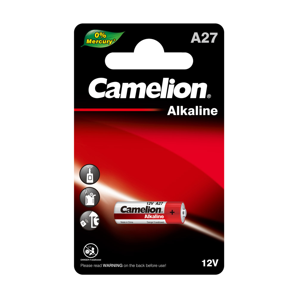 Camelion Plus Alkaline Red A27-BP1 1pc Card