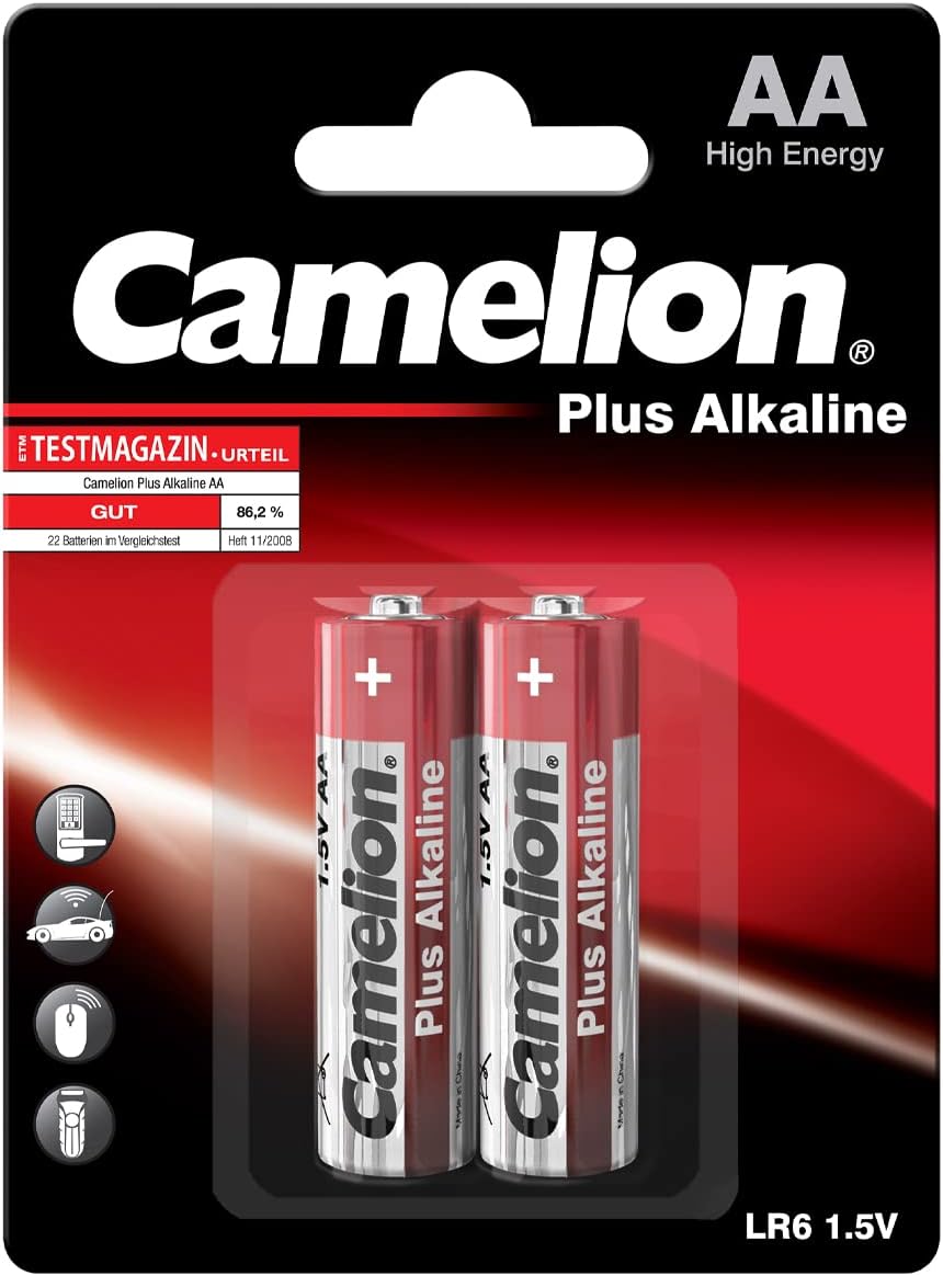 Camelion LR 6 AA Mignon Plus Alkaline Battery (Pack of 2)