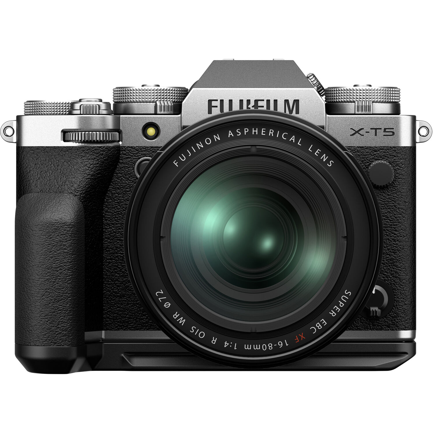 FUJIFILM X-T5 Mirrorless Camera with 16-80mm Lens (Silver) (Silver)