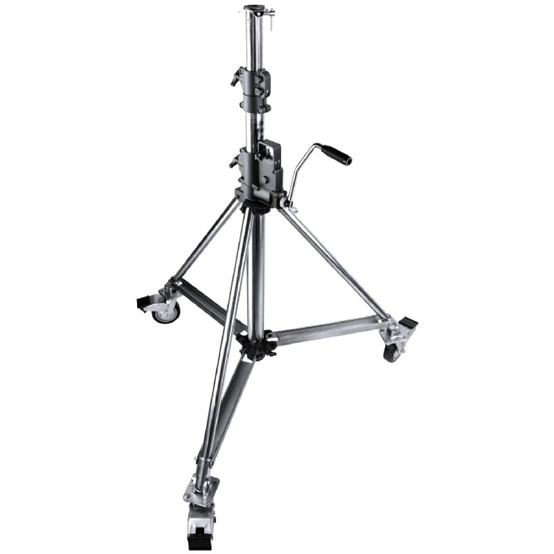 KUPO 485 Heavy Duty Wind Up Low Base Stand W/ Braked Caster