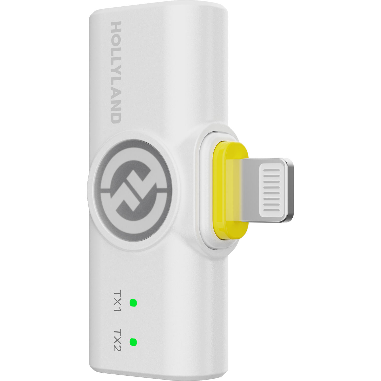 Hollyland LARK M2 DUO 2-Person Wireless Combo Microphone System (2.4 GHz, Ivory White) (White)