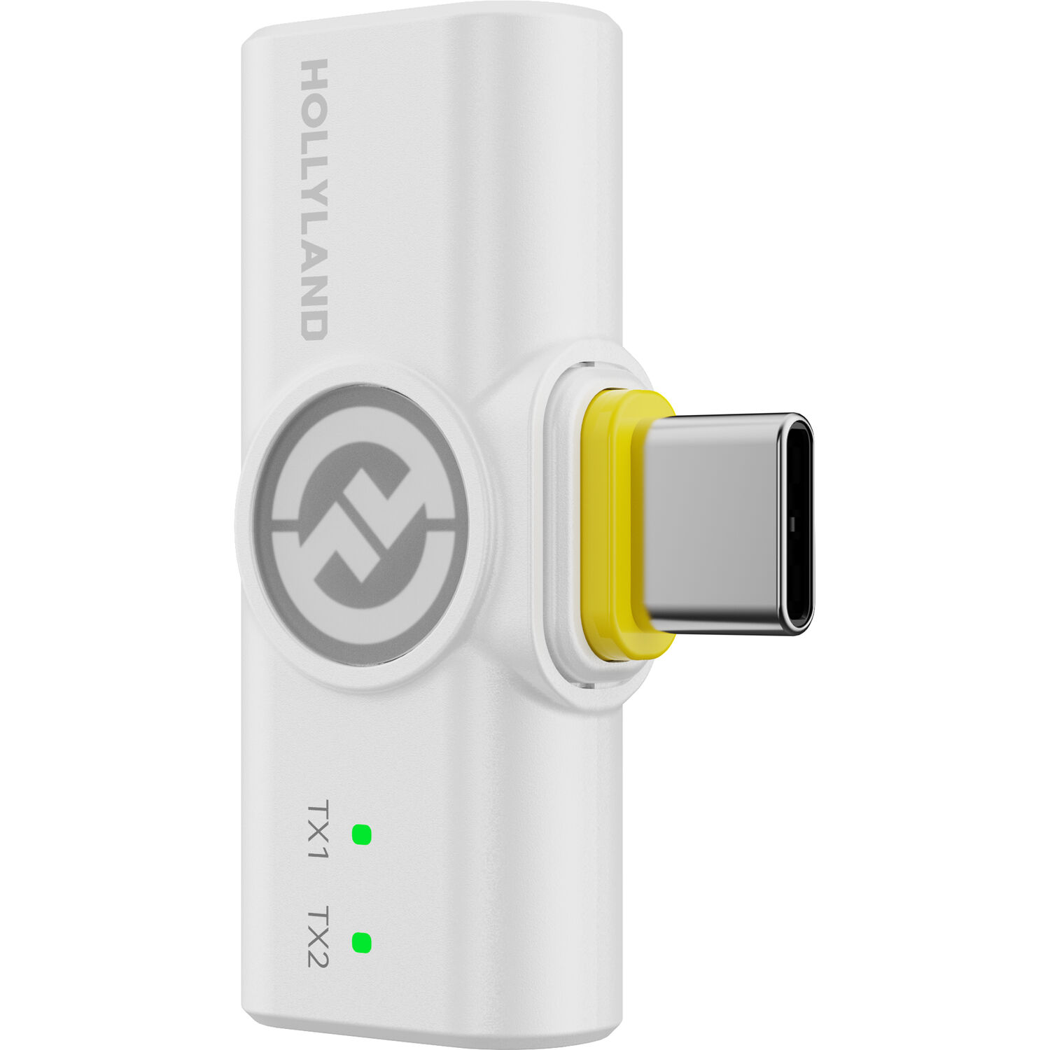 Hollyland LARK M2 DUO 2-Person Wireless Combo Microphone System (2.4 GHz, Ivory White) (White)