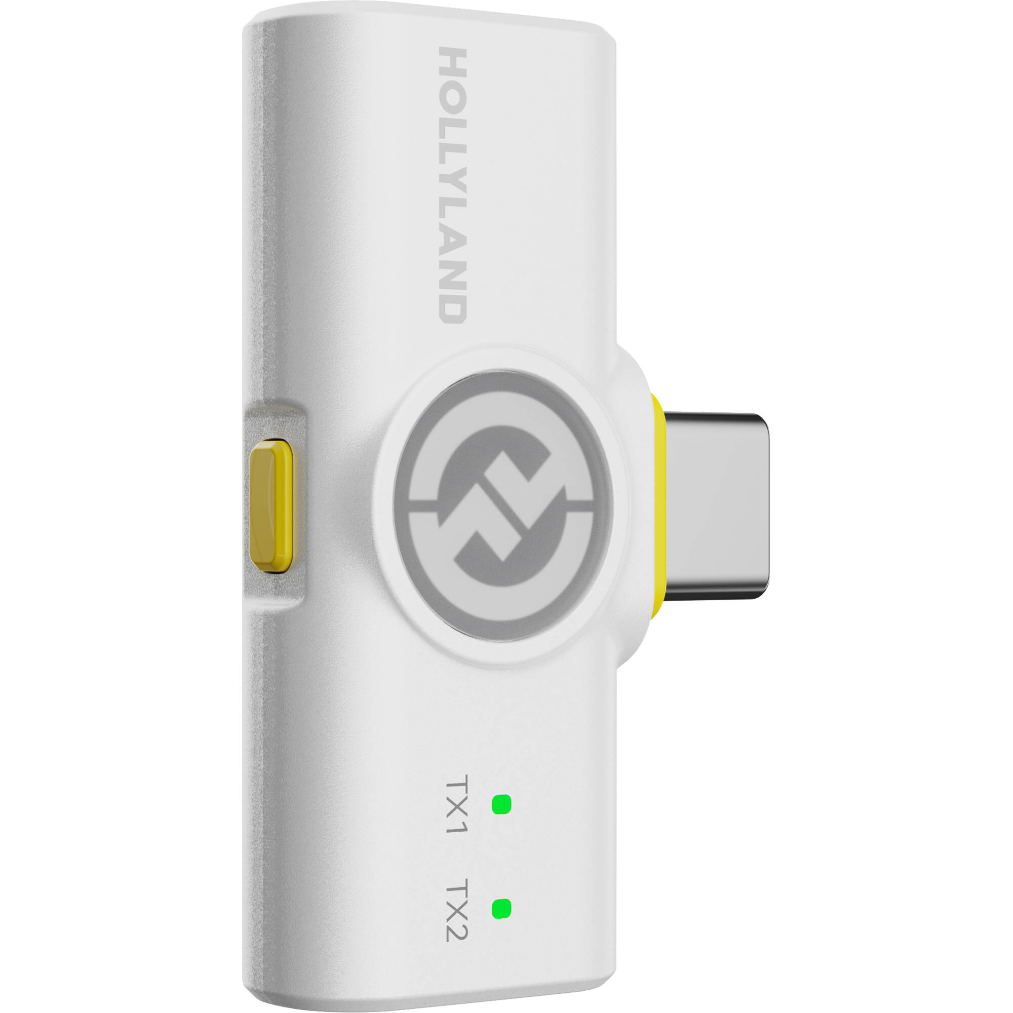 Hollyland LARK M2 DUO 2-Person Wireless Combo Microphone System (2.4 GHz, Ivory White) (White)