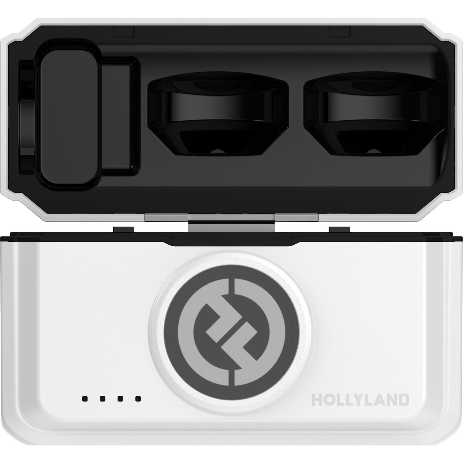 Hollyland LARK M2 DUO 2-Person Wireless Combo Microphone System (2.4 GHz, Ivory White) (White)