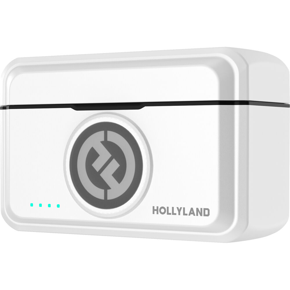 Hollyland LARK M2 DUO 2-Person Wireless Combo Microphone System (2.4 GHz, Ivory White) (White)