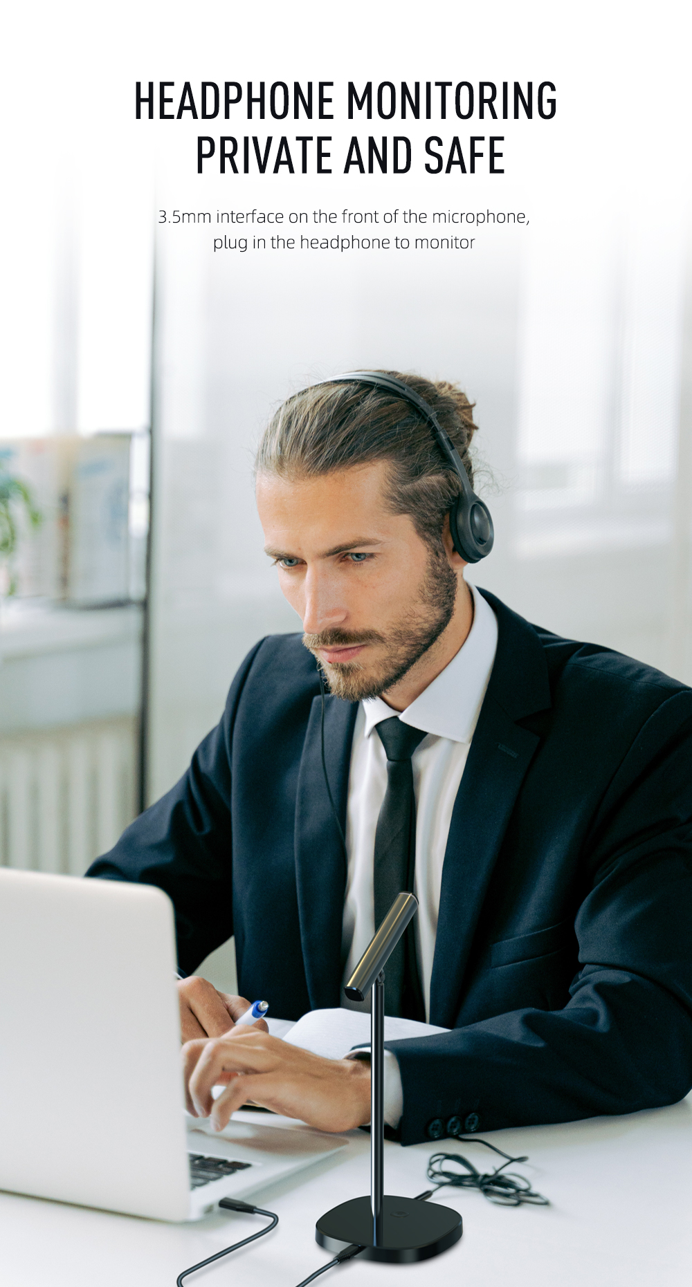 GM9 General Condenser Microphone (Black)