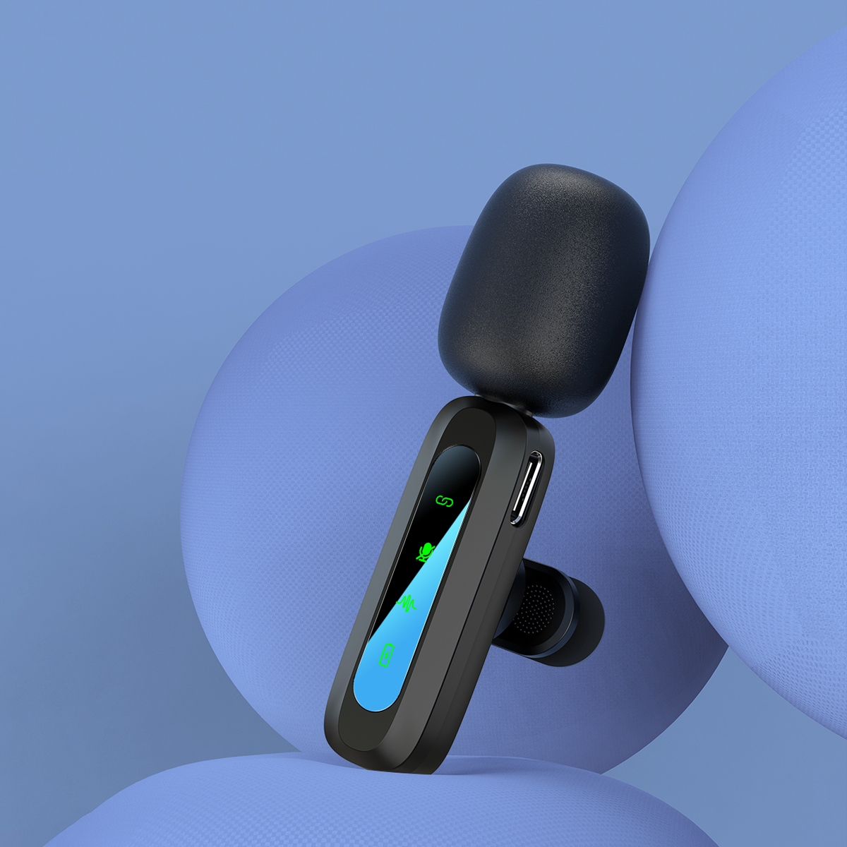 GM37 General Wireless Microphone Type C (Black)