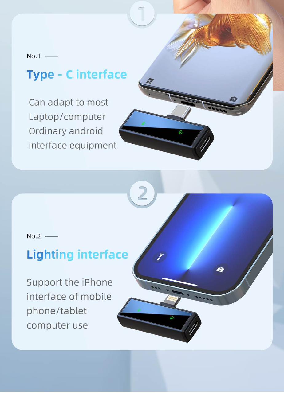 GM31 General Wireless Microphone Type C (Black)