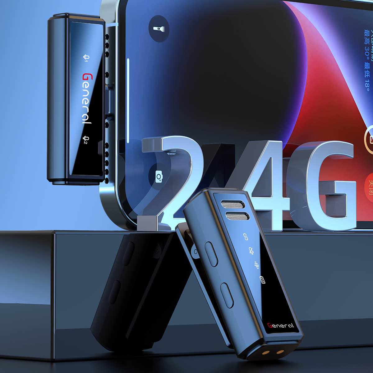 GM31 General Wireless Microphone Type C (Black)