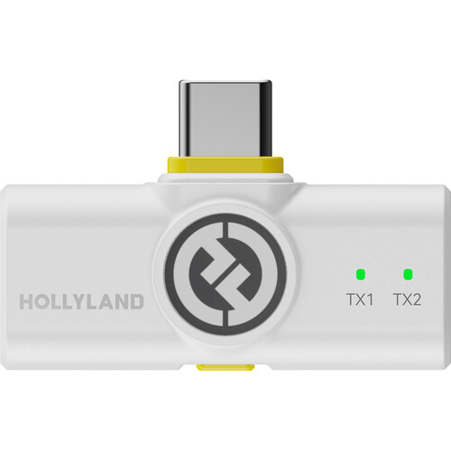 Hollyland Wireless Microphone Lark M2 Duo Type-C (White)
