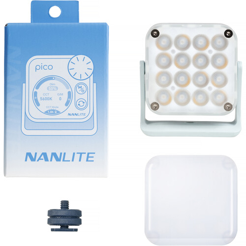 Nanlite Pico LED Mini Pocket Light (Mint Blue)