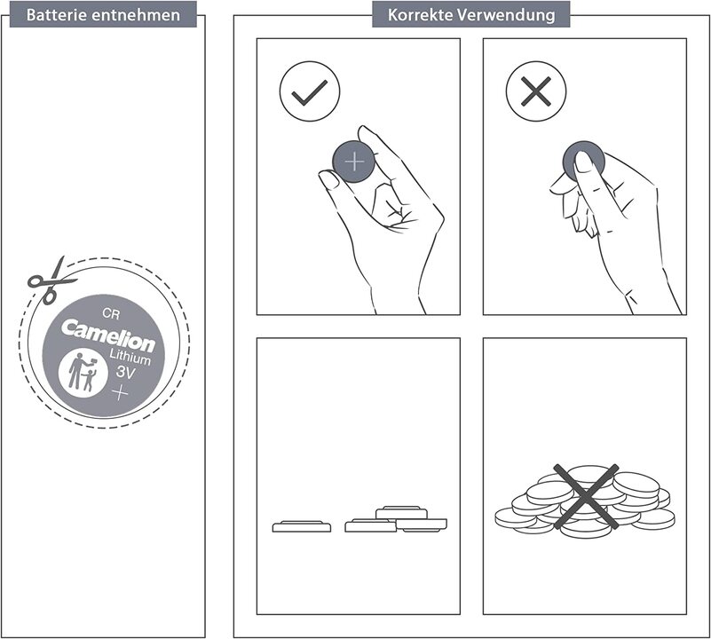 Camelion CR – 1632 / حجر قرش (5)