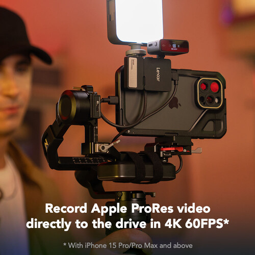 Lexar 2TB SSD w/Hub, For Apple 1050MB/s (LSL400S002T-RNSNU)