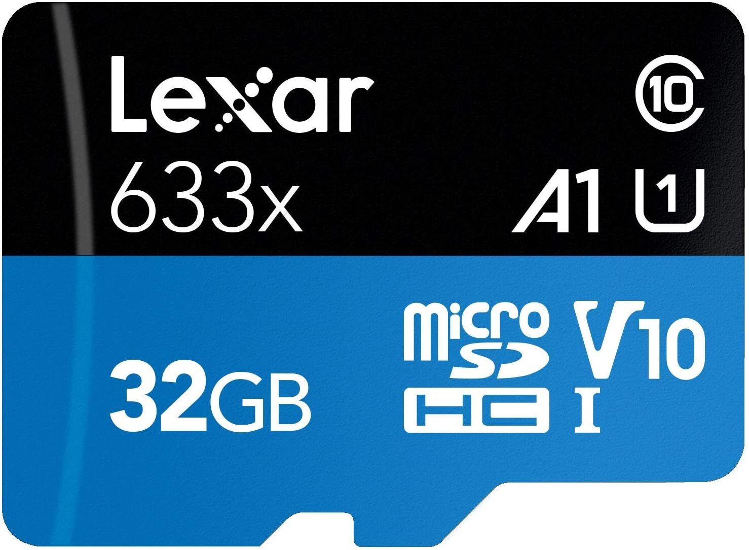 Lexar 32GB High-Performance 633x UHS-I microSDHC Memory Card with SD Adapter