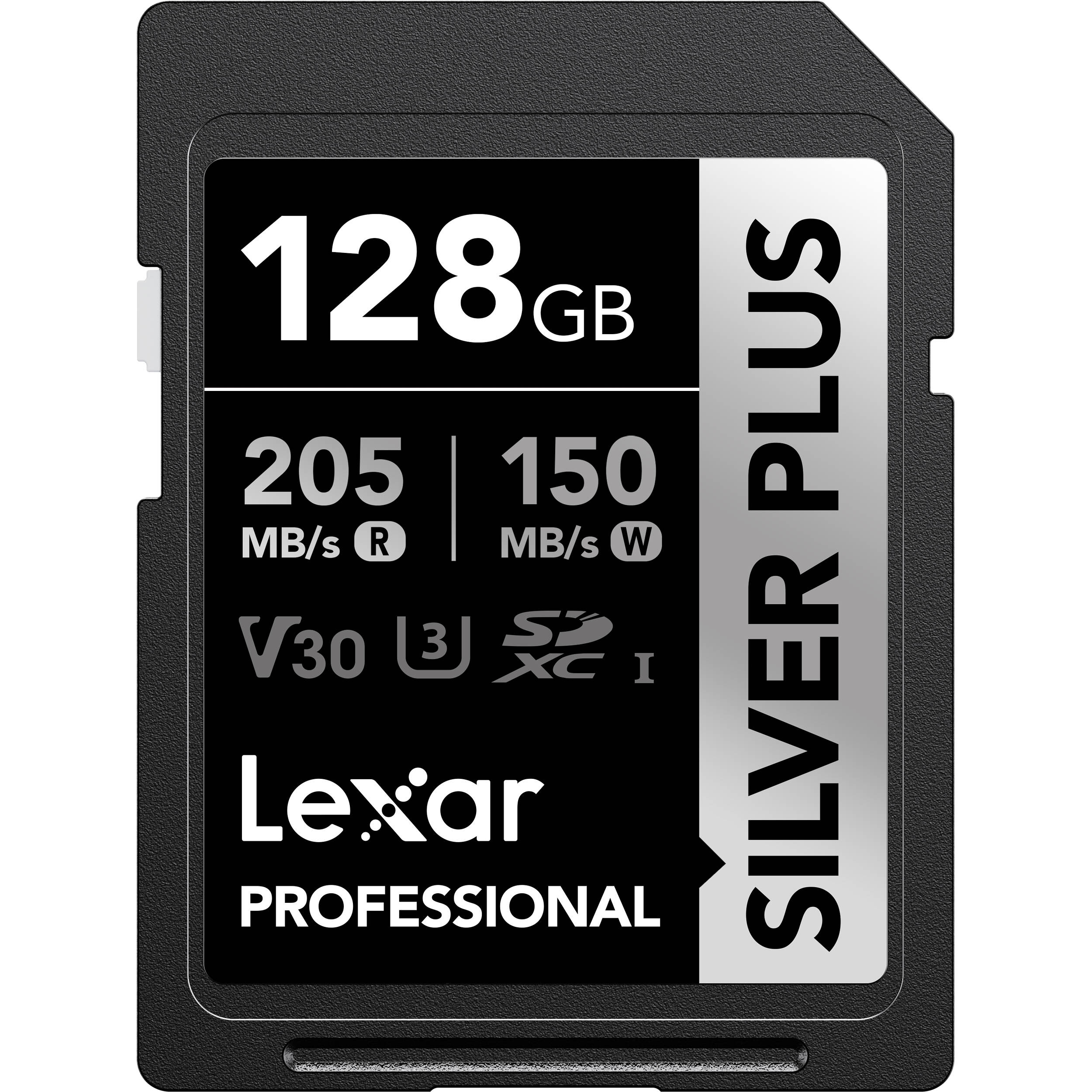 Lexar128GB Professional SILVER PLUS UHS-I SDXC Memory Card