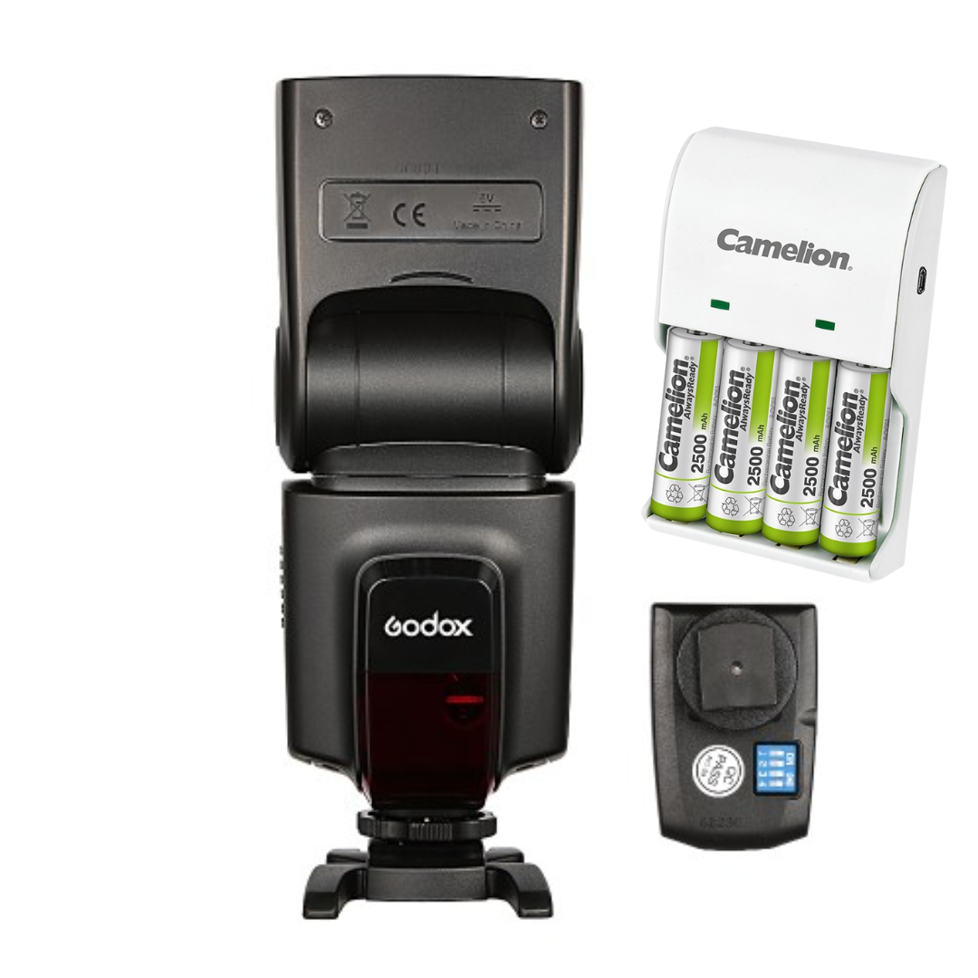 TT560 II + BC-1002F - Charger 2500 Camelion