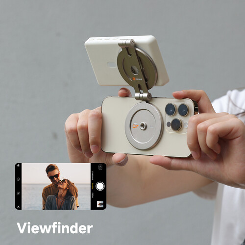 Synco XView M4 Selfie Monitor Screen for Phone Vlogging (Black)