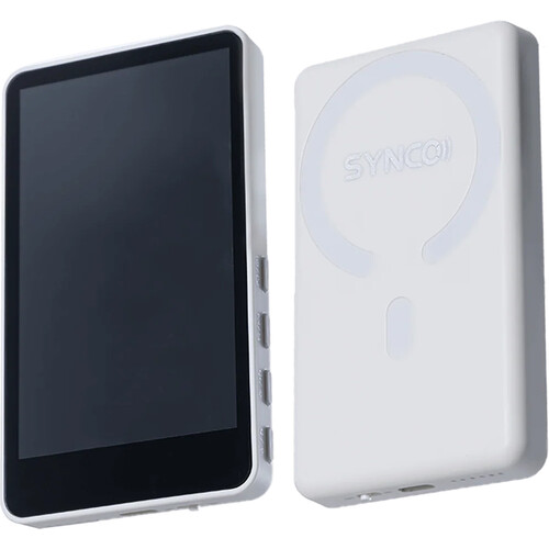 Synco XView M4 Selfie Monitor Screen for Phone Vlogging (White)