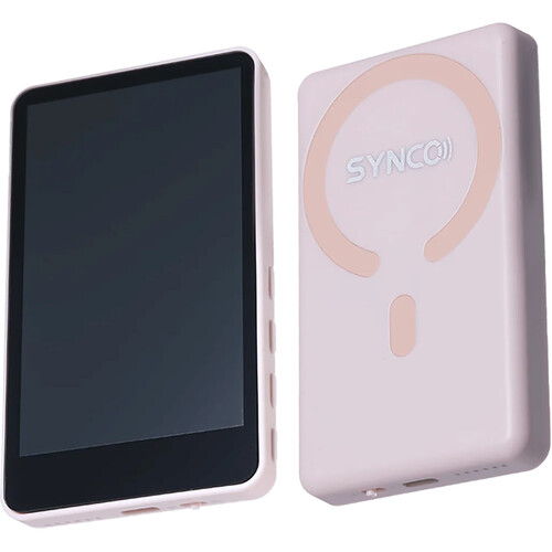 Synco XView M4 Selfie Monitor Screen for Phone Vlogging (Pink)