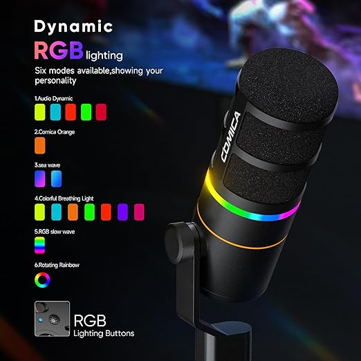 Comica EJoy D10 Pro (D) RGB Wireless/USB-C Mic