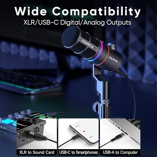Comica EJoy D10 Pro (D) RGB Wireless/USB-C Mic