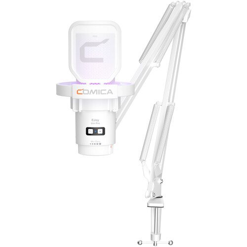 Comica EJoy Uni Pro A RGB Wireless/USB-C Mic Desktop ARM (White)