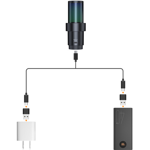 Comica EJoy Uni Pro A RGB Wireless/USB-C Mic Desktop ARM (Black)
