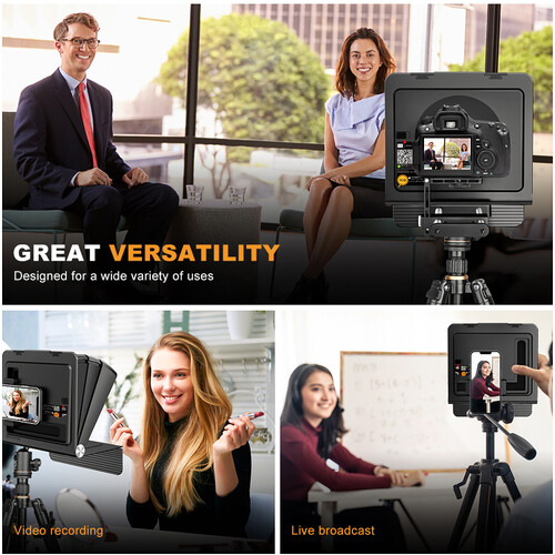 LENSGO TC7II Teleprompter (Ultimate Kit)