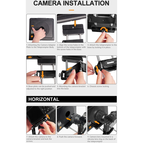 LENSGO TC7II Teleprompter (Ultimate Kit)