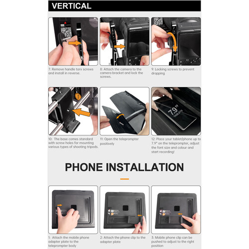 LENSGO TC7II Teleprompter (Ultimate Kit)