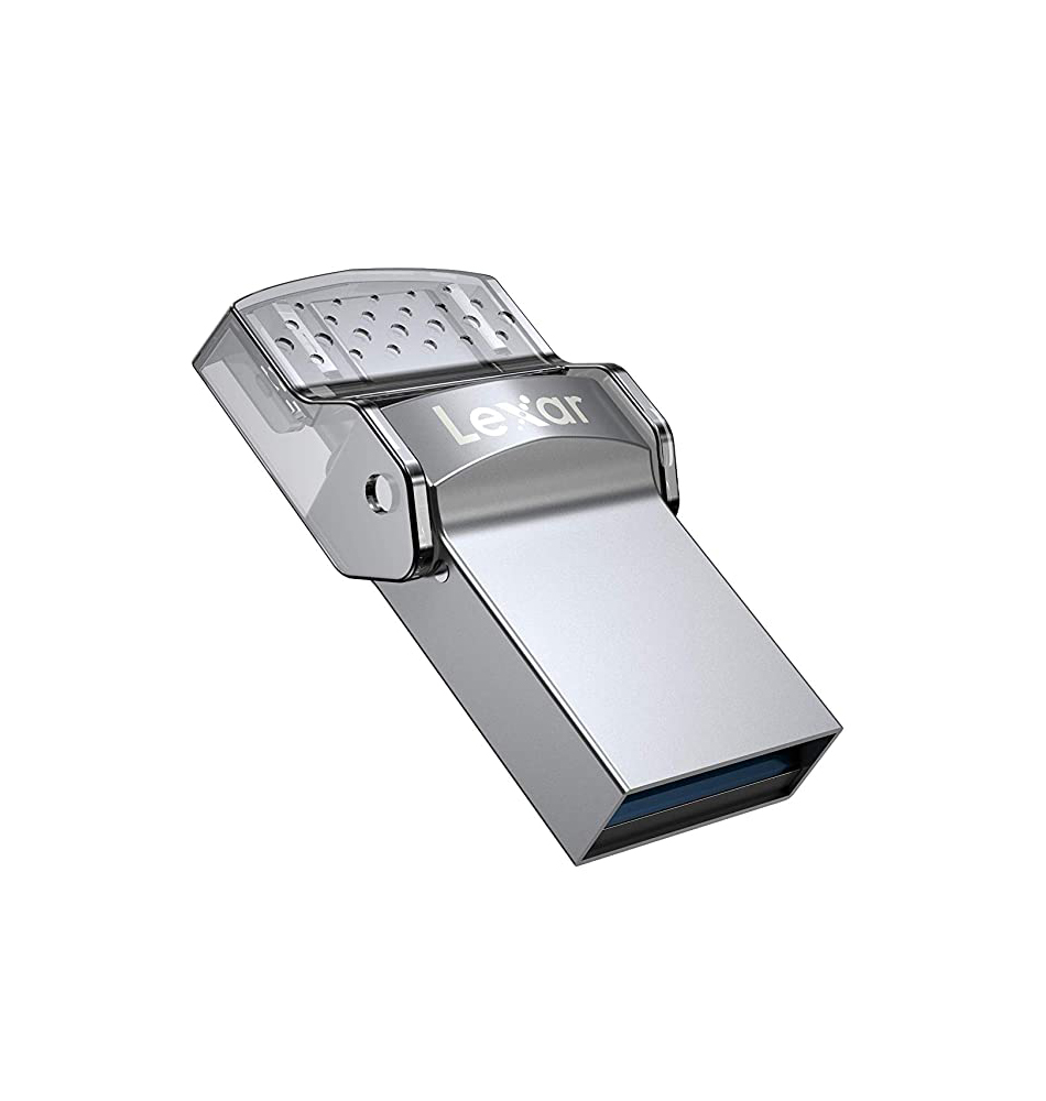 Lexar 128GB  JumpDrive Dual Drive D35c USB 3.0 Type-C Flash Drive 100MB/s