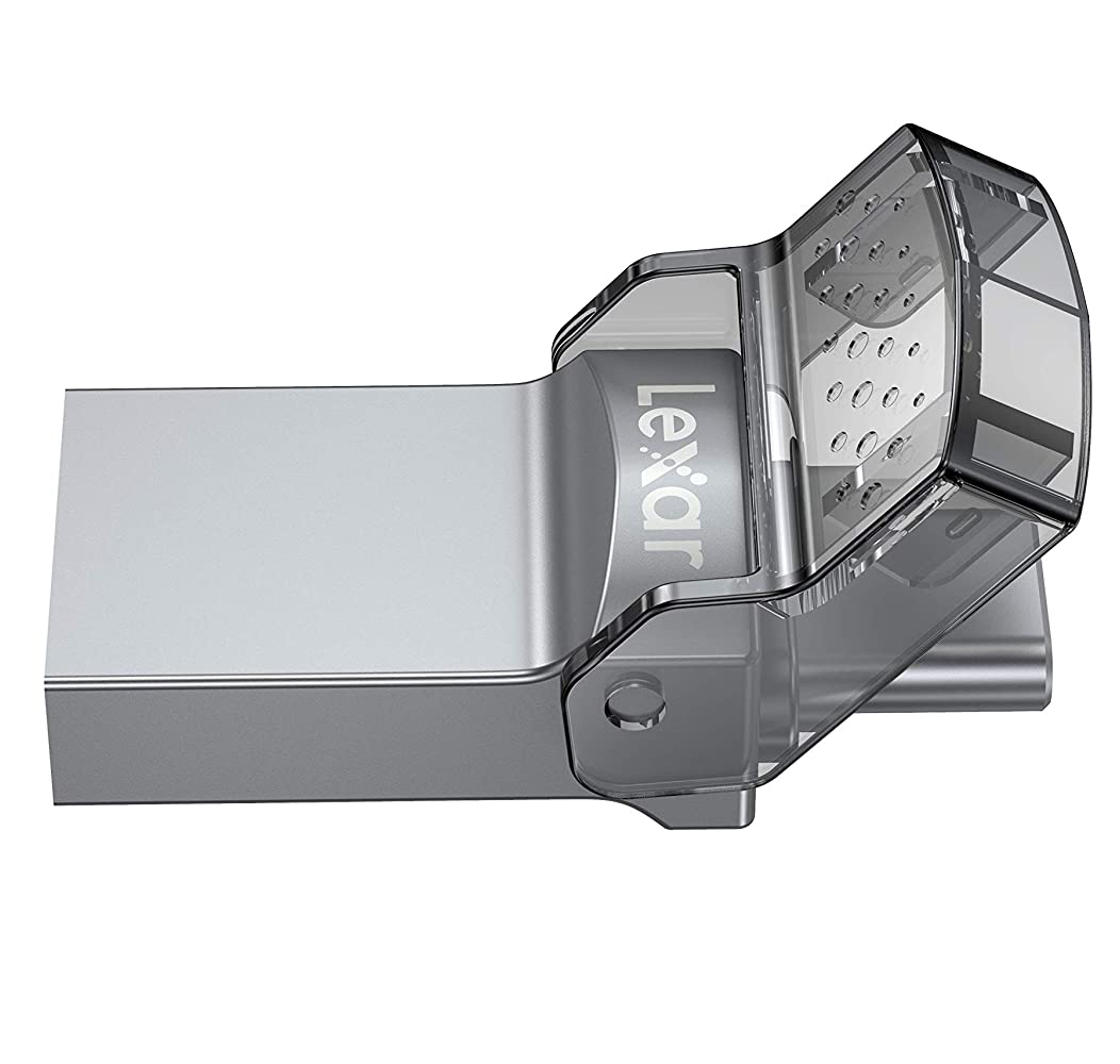 Lexar 128GB  JumpDrive Dual Drive D35c USB 3.0 Type-C Flash Drive 100MB/s