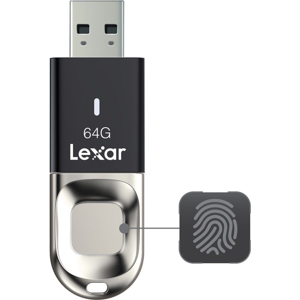 Lexar Jumpdrive Fingerprint F35 USB 3.0 64G