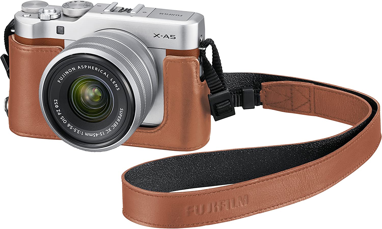 Bottom leather case and strap BLC-XA5 (IndianRed)