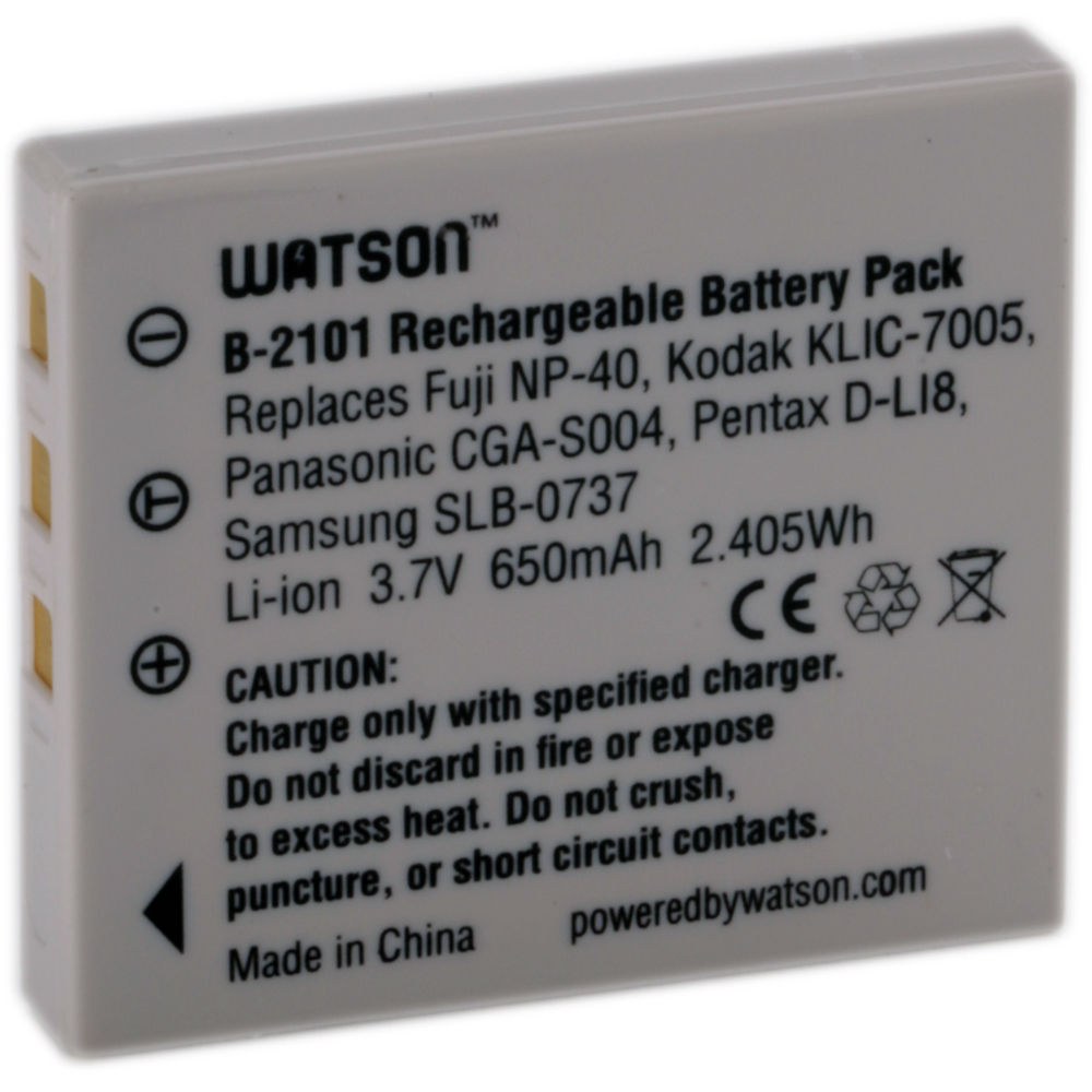 Watson NP-40 Lithium-Ion Battery Pack (3.7V, 650mAh)